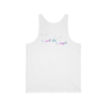 Unisex Jersey Tank- Blue & Pink