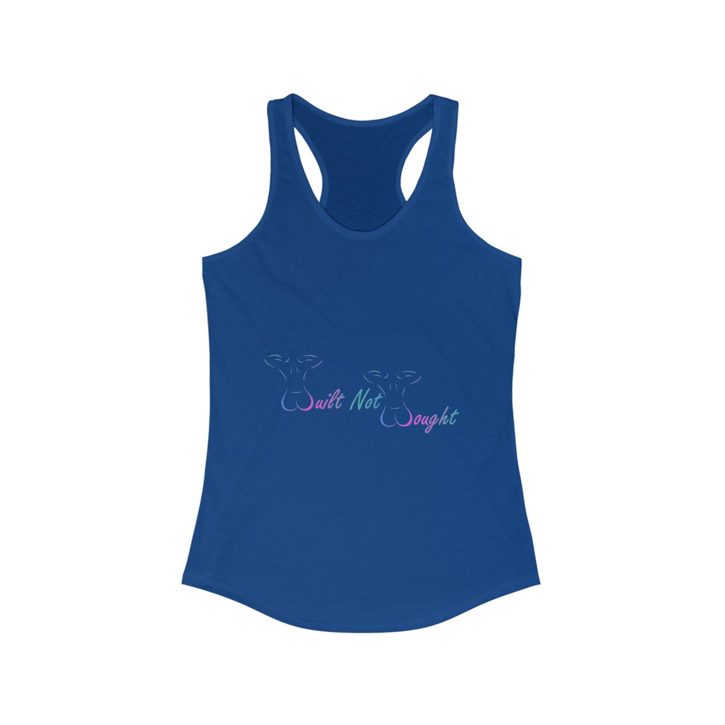 Racerback Tank- Blue & Pink