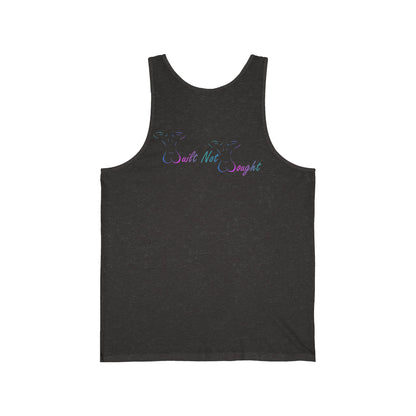 Unisex Jersey Tank- Blue & Pink