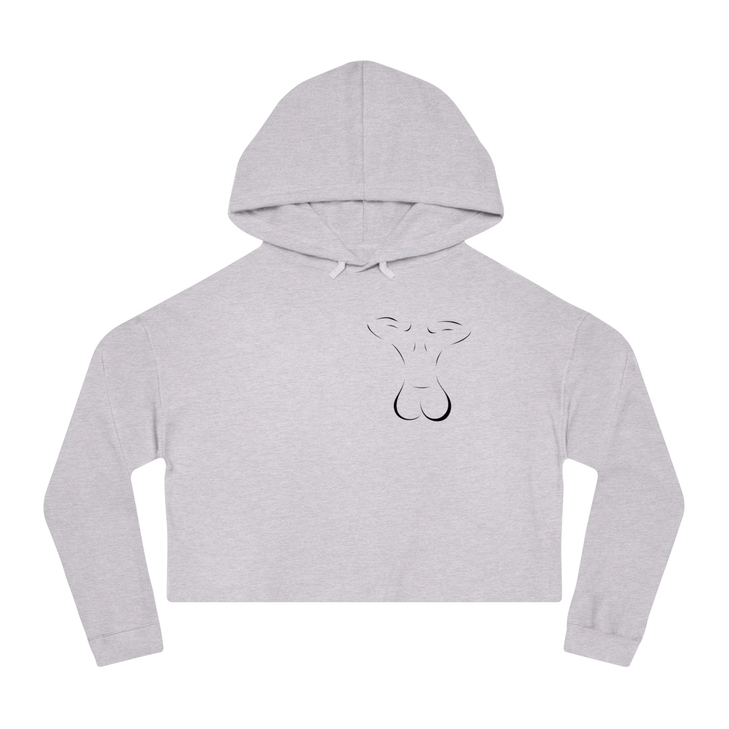 Cropped Hooded Sweatshirt