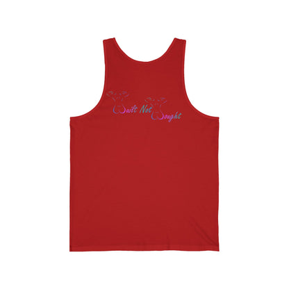 Unisex Jersey Tank- Blue & Pink