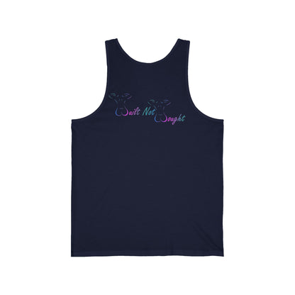 Unisex Jersey Tank- Blue & Pink