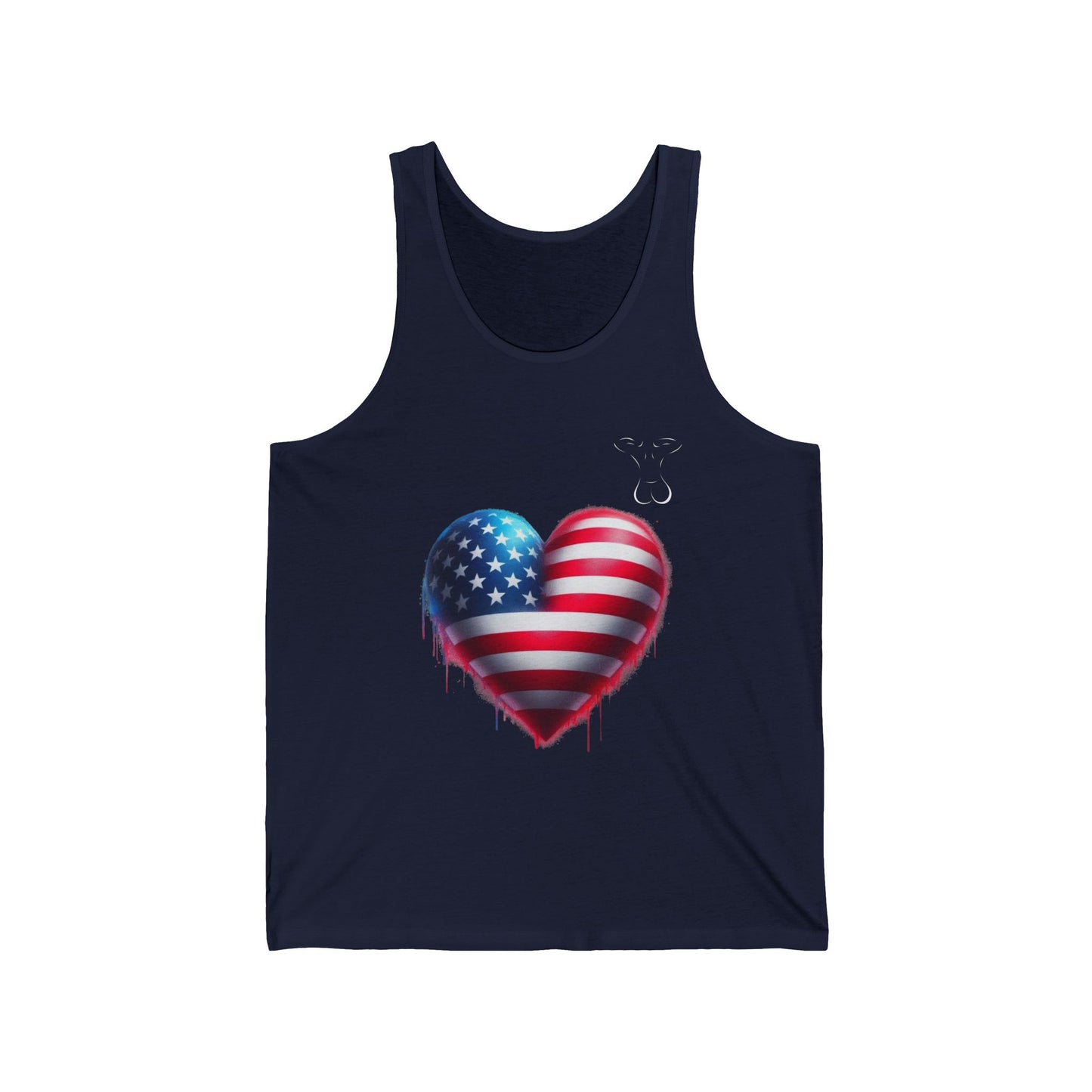 Unisex Jersey Tank- USA Love