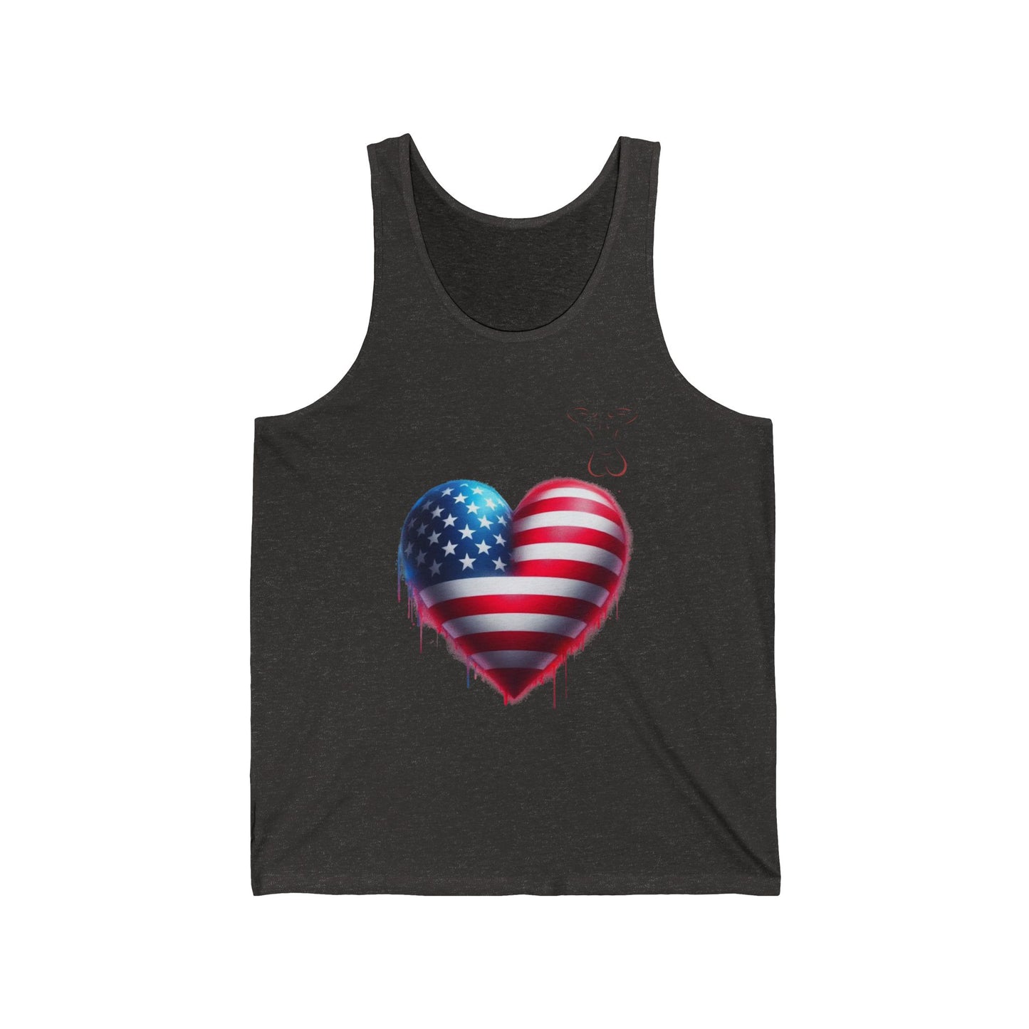 Unisex Jersey Tank- USA Love