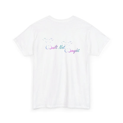 Workout Tee- Blue & Pink