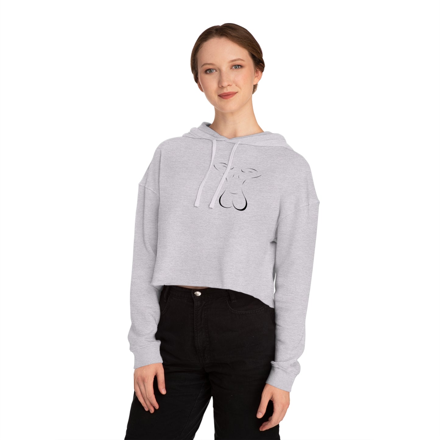 Cropped Hooded Sweatshirt